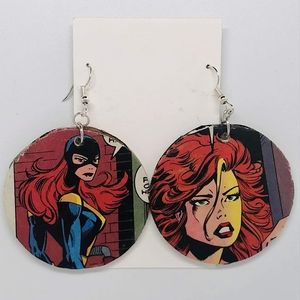 Comic earrings
